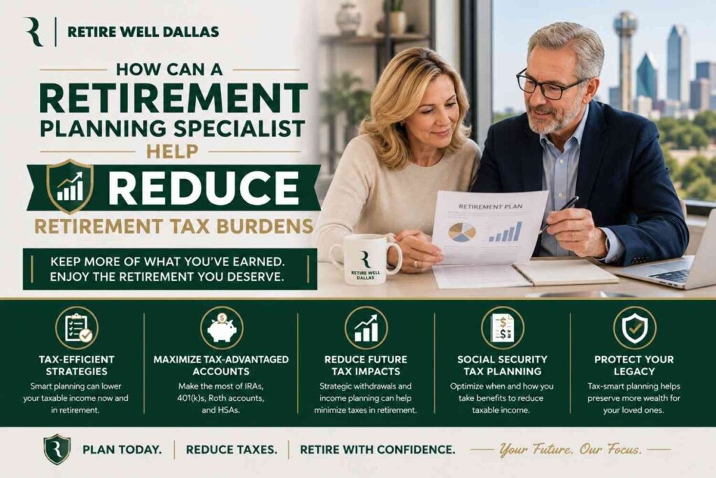 How Can a Retirement Planning Specialist Help Reduce Retirement Tax Burdens